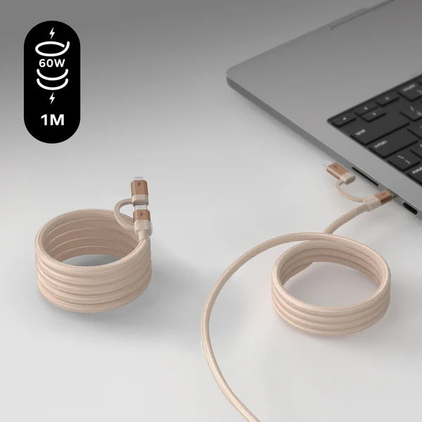 MOMAX USB-C TO C & Lightning Magnetic Cable 1M MOMAX USB-C TO C & Lightning Magnetic Cable 1M
