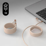 MOMAX USB-C TO C & Lightning Magnetic Cable 1M