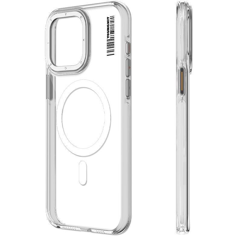 Youngkit Transparent Crystal Non-Yellowing Case For iPhone 15 Series Youngkit Transparent Crystal Non-Yellowing Case For iPhone 15 Series