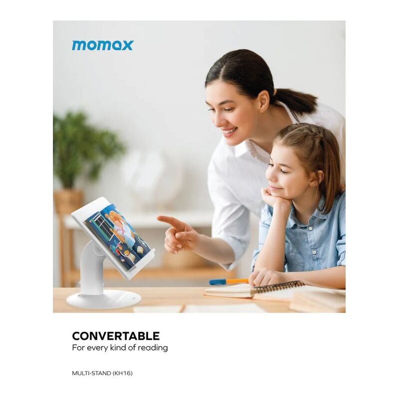 Momax Multi-stand adjustable Reading Stnd for Tablet and Laptop Momax Multi-stand adjustable Reading Stnd for Tablet and Laptop