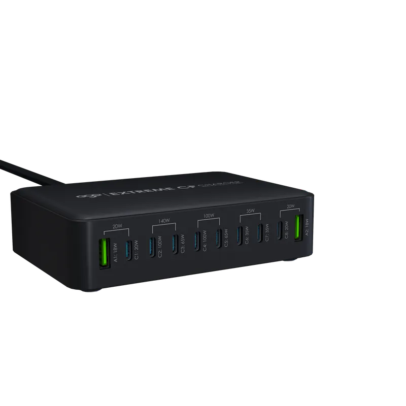 EGO 300W EXTREME CP 10USB GAN CHARGER-BLACK EGO 300W EXTREME CP 10USB GAN CHARGER-BLACK