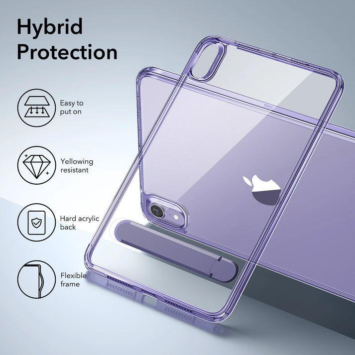ESR Boost Kickstand Case, Compatible with iPad mini 7/mini 6, Clear ESR Boost Kickstand Case, Compatible with iPad mini 7/mini 6, Clear