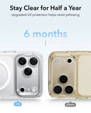 ESR Classic Hybrid Magnetic Case Stash Stand For iPhone 18 Pro Max / 17 Pro Max - Clear