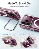 ESR Classic Hybrid Magnetic Case Stash Stand For iPhone 18 Pro Max / 17 Pro Max - Clear