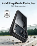 ESR Classic Hybrid Magnetic Case Stash Stand For iPhone 18 Pro / 17 Pro - Clear Black