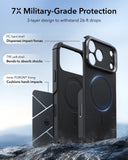 ESR Cyber Tough Magnetic Case Stash Stand For iPhone 18 Pro/17 Pro - Black