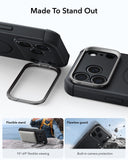 ESR Cyber Tough Magnetic Case Stash Stand For iPhone 18 Pro/17 Pro - Black