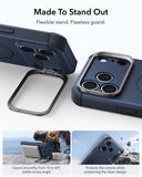 ESR Cyber Tough Magnetic Case Stash Stand For iPhone 18 Pro/17 Pro - Navy Blue