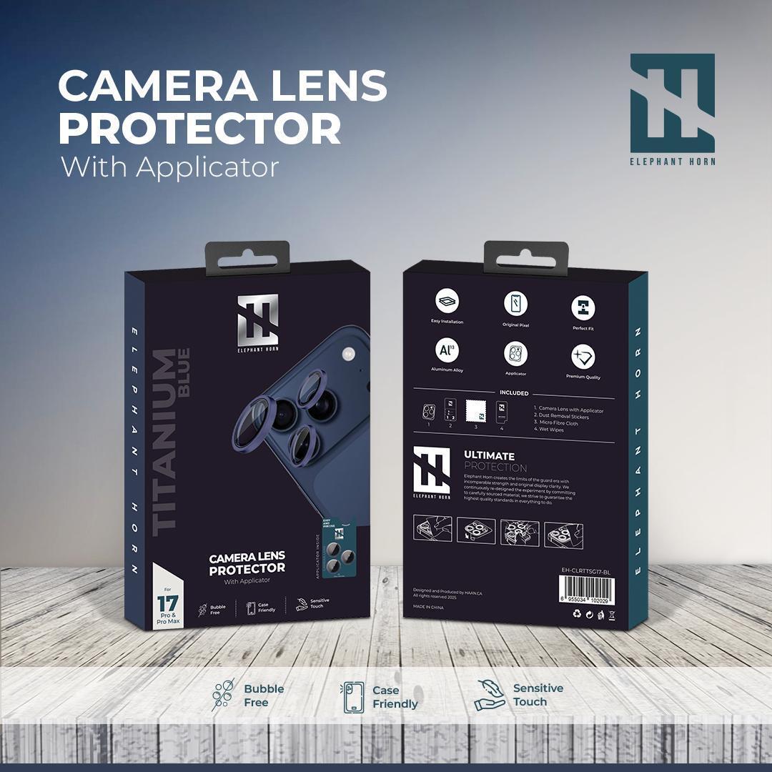 Elephant Horn Camera Lens Protector with Applicator 17 Pro / ProMax