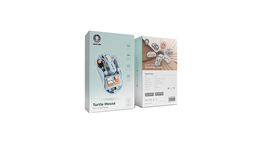 Green Lion Wireless Turtle Mouse 2400DP Green Lion Wireless Turtle Mouse 2400DP