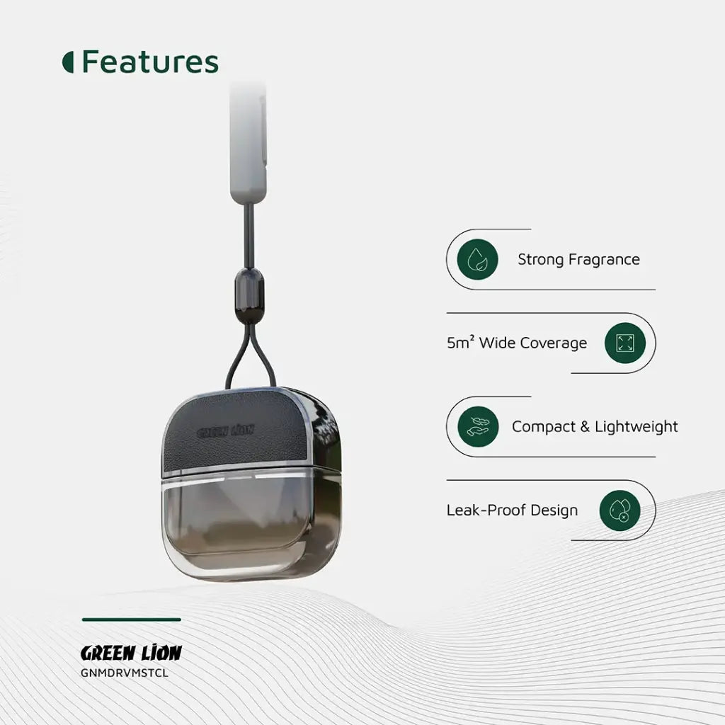 Green Lion Drive Mist Hanging Car Diffuser - Clear Green Lion Drive Mist Hanging Car Diffuser - Clear