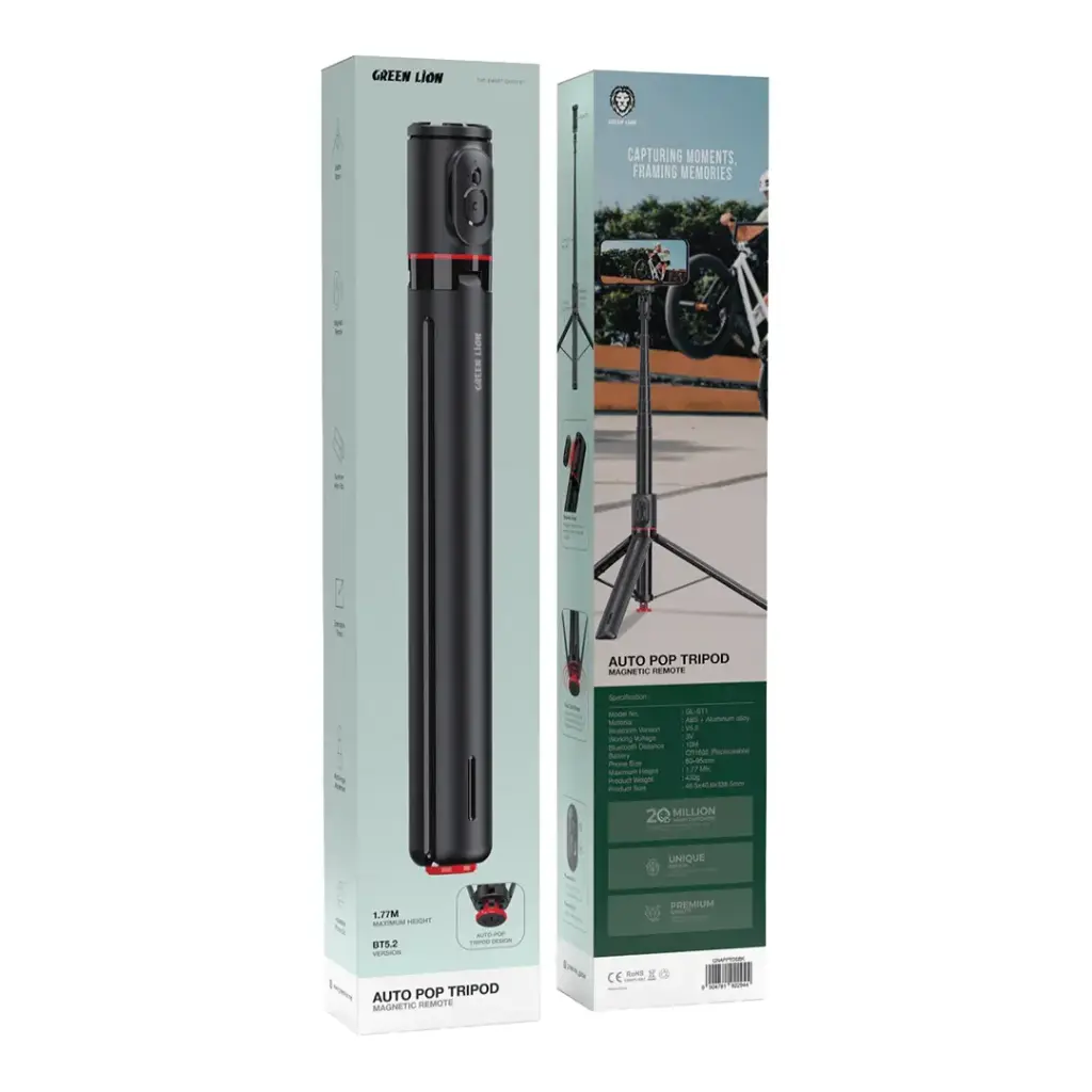 Green Lion Auto Pop Tripod Magnetic Remote Green Lion Auto Pop Tripod Magnetic Remote