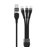 Green Lion 3 in 2 Braided Fast charging Cable