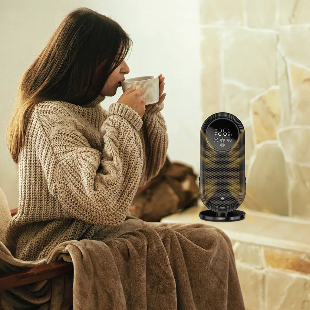 Green Lion Heater Lite with Remote Control 1500W Black Green Lion Heater Lite with Remote Control 1500W Black
