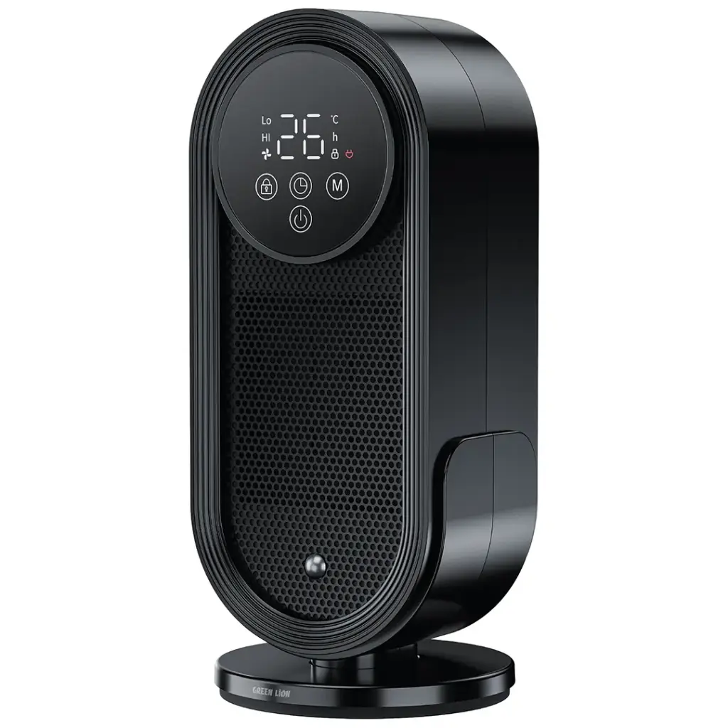 Green Lion Heater Lite with Remote Control 1500W Black