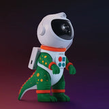 Green Lion Astronaut Galaxy Night Light Projector
