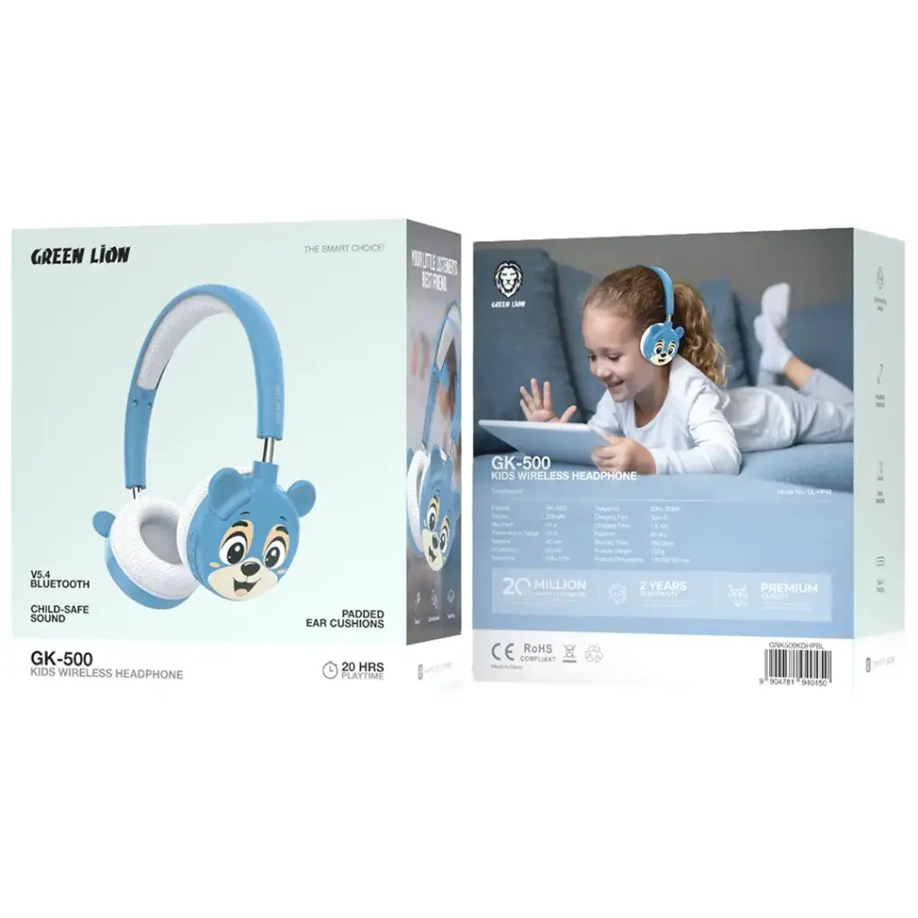 Green Lion Kids Wireless Headphone Green Lion Kids Wireless Headphone