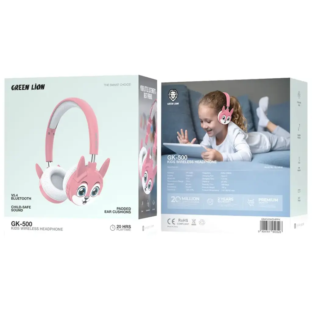 Green Lion Kids Wireless Headphone Green Lion Kids Wireless Headphone