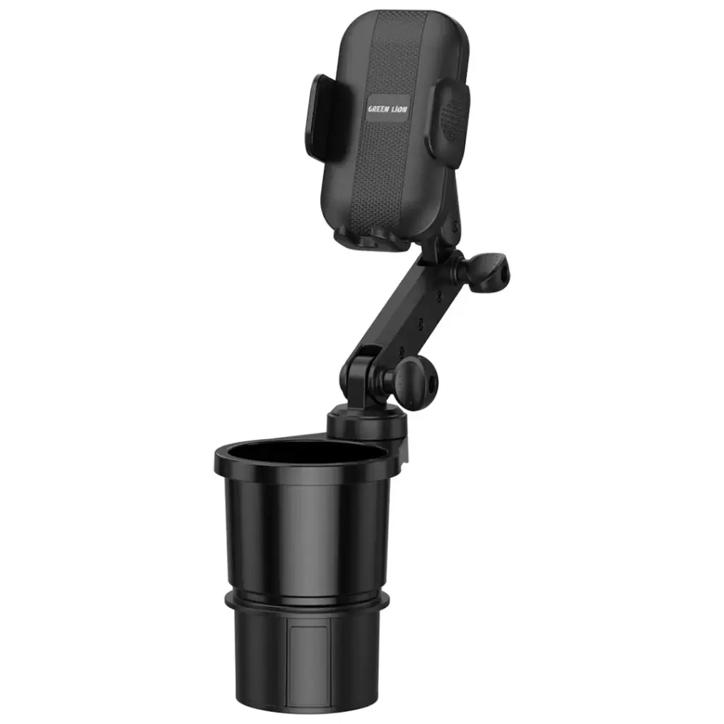 Green Lion 2-in-1 Flex grip Car Cup Holder and Phone Mount
