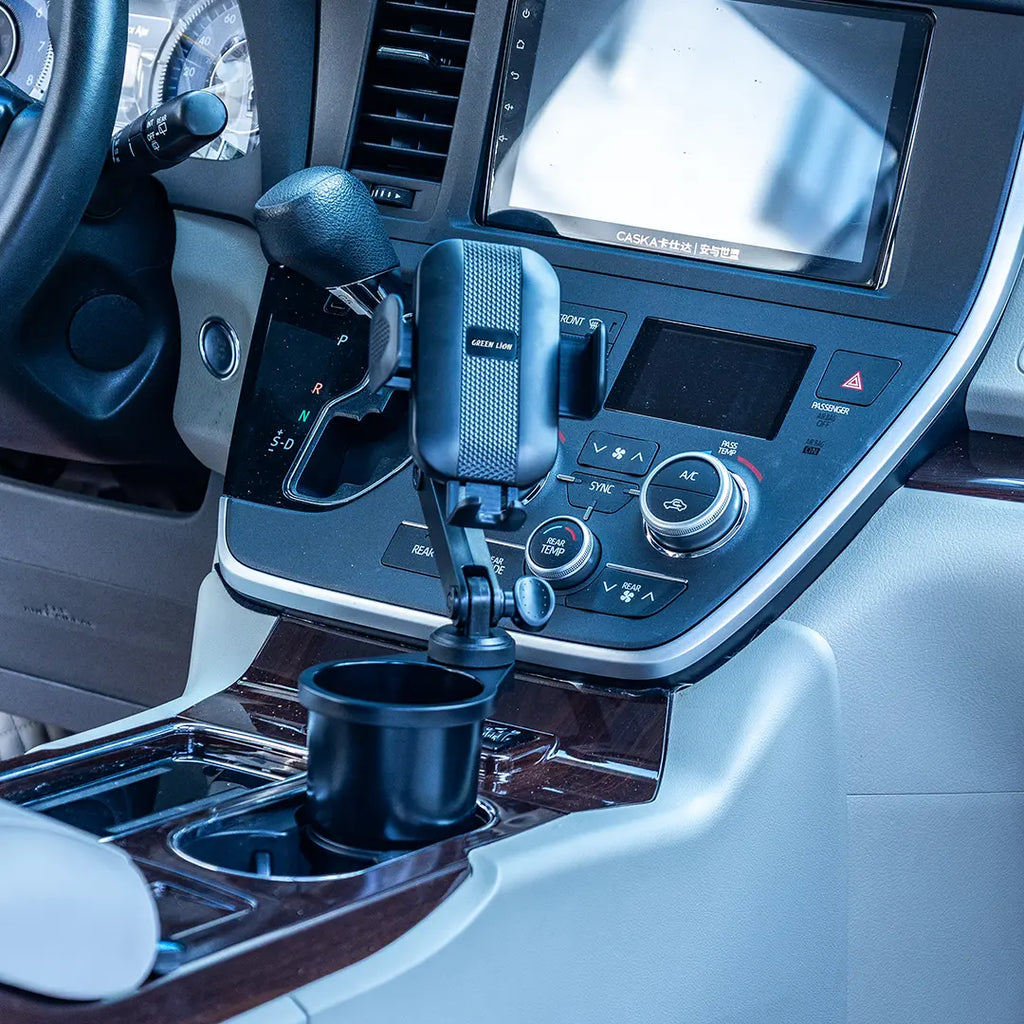 Green Lion 2-in-1 Flex grip Car Cup Holder and Phone Mount Green Lion 2-in-1 Flex grip Car Cup Holder and Phone Mount