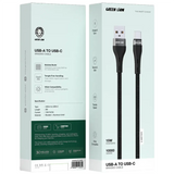 Green Lion USB-A to USB-C Braided Cable 2M