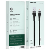 Green Lion USB-A to Lightning Braided Cable 2M