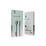 Green Lion USB-A to Micro USB Touch Cable 1M 3A - Black