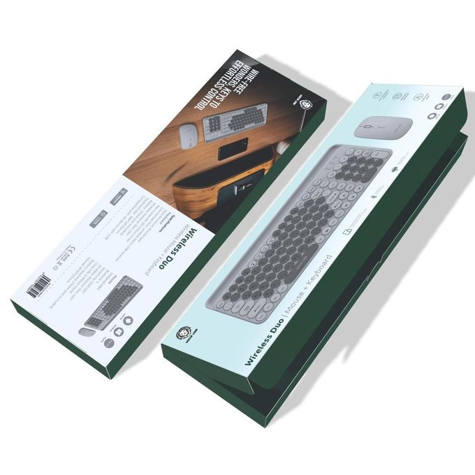 Green Lion Wireless Duo Mouse + Keyboard Green Lion Wireless Duo Mouse + Keyboard