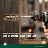 Green Lion Power Pro Cordless Hammer Drill GD-14 - Green