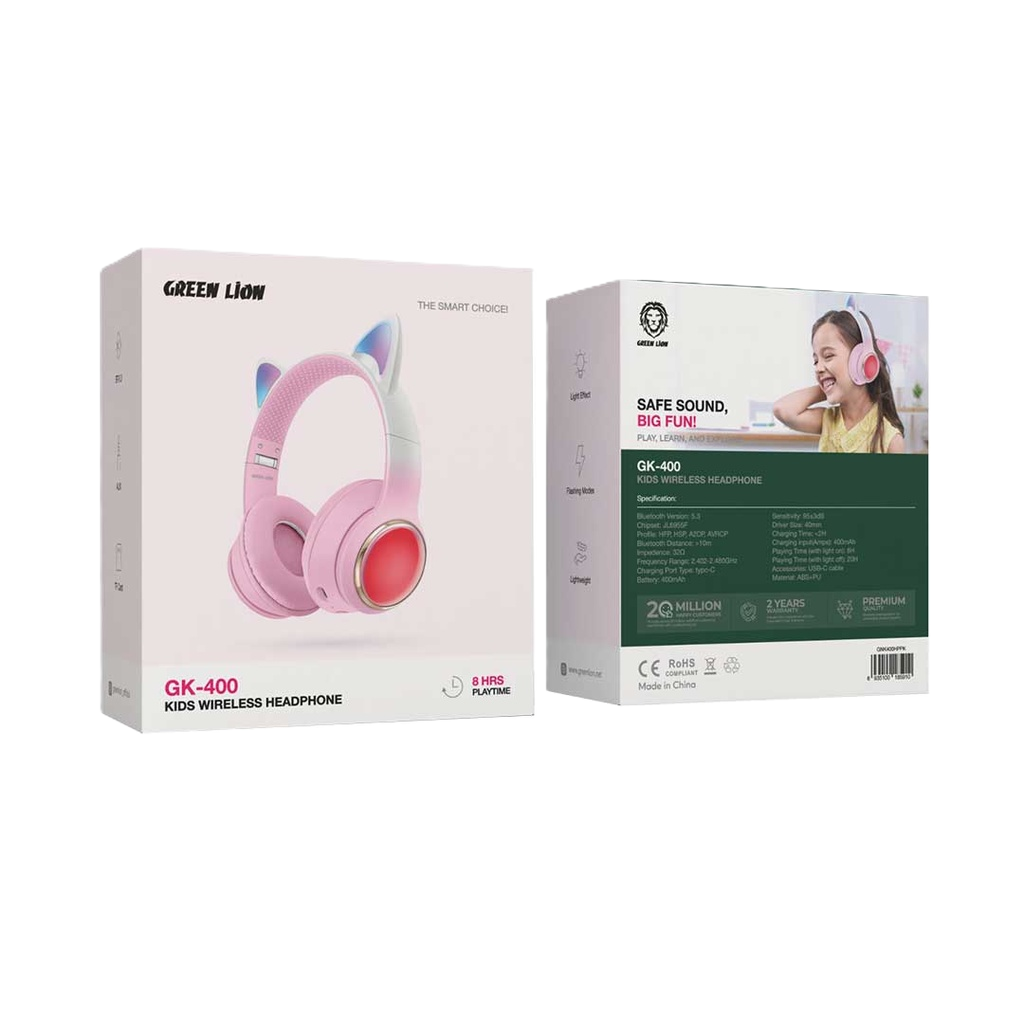 Green Lion Kids Wireless Headphones Green Lion Kids Wireless Headphones