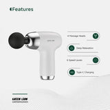 Green Lion Mini Massage Gun 6 Speed Levels