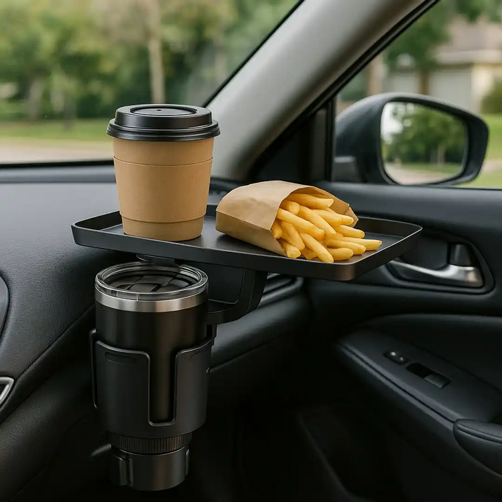 Green Lion Tray Mate 2-In-1 Cup Holder - Black Green Lion Tray Mate 2-In-1 Cup Holder - Black