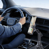 Green Lion GX-72 Car Cup Phone Holder - Black