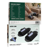 Green Lion EMS Foot Therapy & Massage Slippers - Black