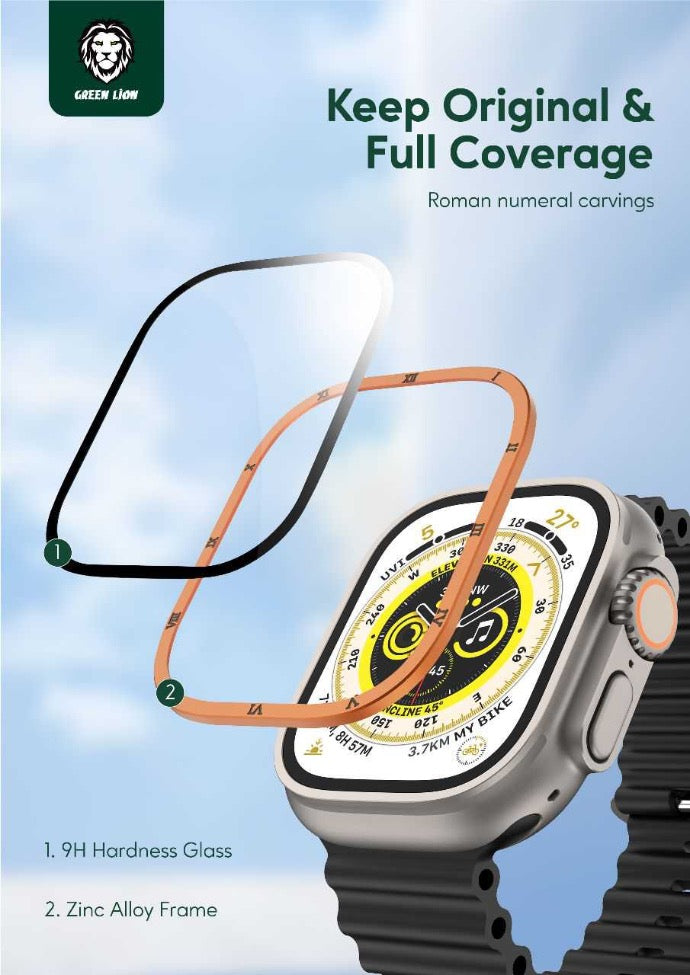 Green Lion Roman Glass Smart Watch Screen Protector - 49mm