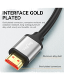 VegGieg HDMI2.0 M/M Grey Metal Cable 4K/60HZ