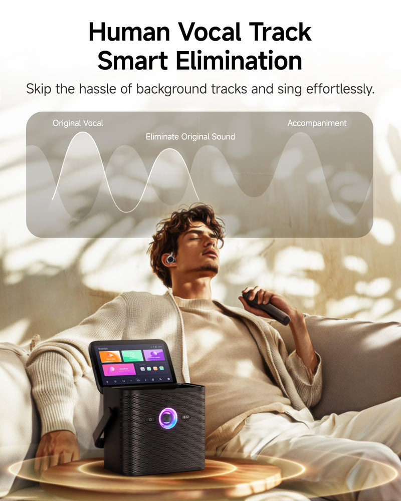 IKARAO S3 ALL-IN-ONE SMART PARTY SPEAKER 80W IN/OUT ALUM ALLOY HANDLE IKARAO S3 ALL-IN-ONE SMART PARTY SPEAKER 80W IN/OUT ALUM ALLOY HANDLE