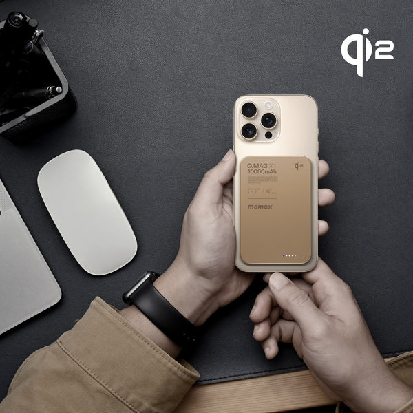 MOMAX Q.MAG X1 QI2 10000mAh GEN2 MAGSAFE WIRELESS POWER BANK MOMAX Q.MAG X1 QI2 10000mAh GEN2 MAGSAFE WIRELESS POWER BANK