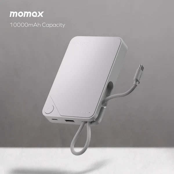 MOMAX 1-POWER X 10000mAh POWER BANK WITH USB-C CABLE MOMAX 1-POWER X 10000mAh POWER BANK WITH USB-C CABLE