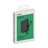 MOMAX 1-POWER X 10000mAh POWER BANK WITH USB-C CABLE