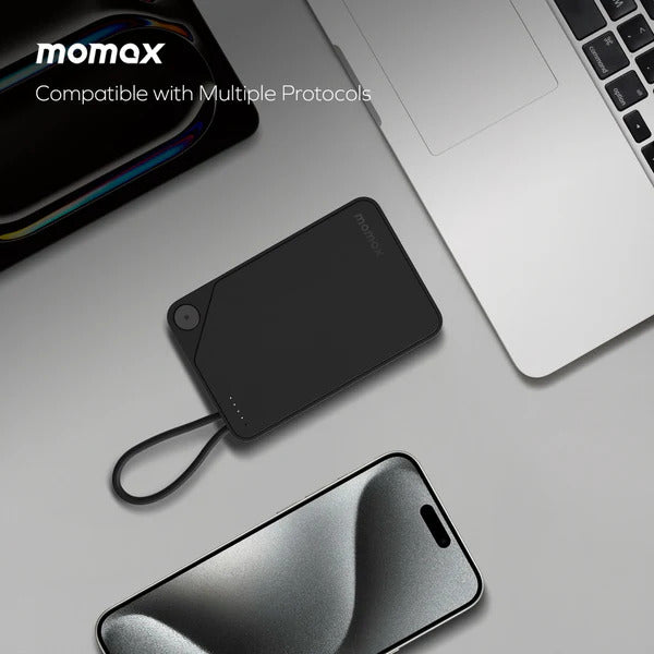 MOMAX 1-POWER X 10000mAh POWER BANK WITH USB-C CABLE MOMAX 1-POWER X 10000mAh POWER BANK WITH USB-C CABLE