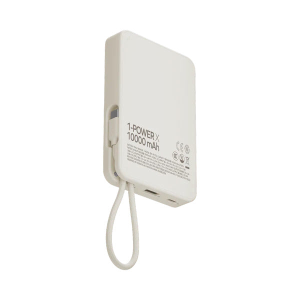 MOMAX 1-POWER X 10000mAh POWER BANK WITH USB-C CABLE MOMAX 1-POWER X 10000mAh POWER BANK WITH USB-C CABLE