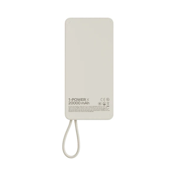 MOMAX 1-POWER X 20000mAh POWER BANK WITH BUILT-IN USB-C CABLE MOMAX 1-POWER X 20000mAh POWER BANK WITH BUILT-IN USB-C CABLE