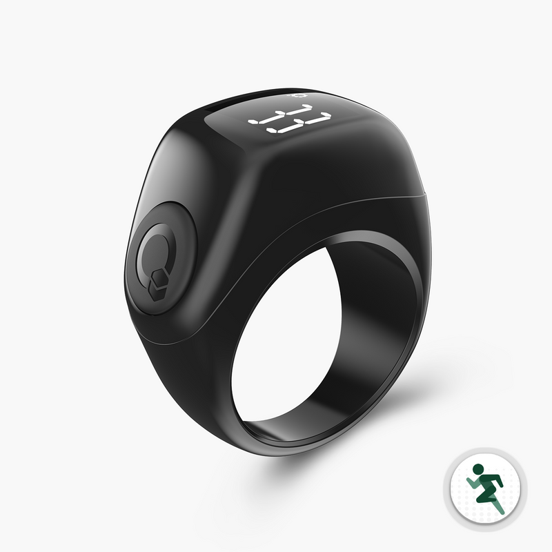 IQIBLA SMART ZIKR RING JOOD LITE (J01T) WITH 0.6SCREEN 18/20/22MM