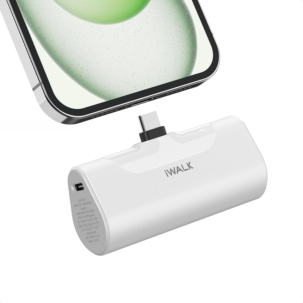 iWALK Portable Charger USB C Battery Pack 4500mAh
