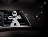 Jeff Chrome Car Air Freshener -Silver Sandal & Incense