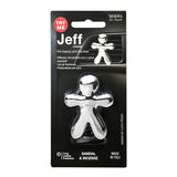 Jeff Chrome Car Air Freshener -Silver Sandal & Incense