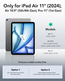 ESR Rebound Magnetic Case, Compatible with iPad Air 11 inch (2025/2024), Air 10.9 (5th/4th Gen), Pro 11 (1st Gen)