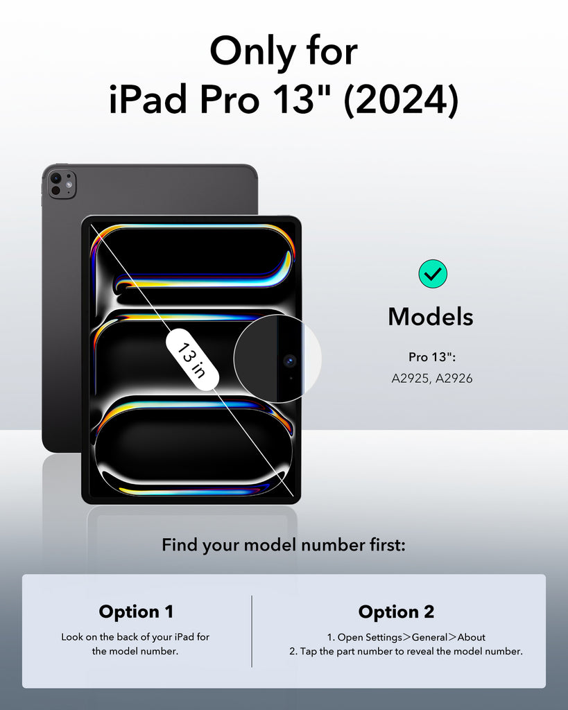 ESR Rebound Magnetic Case, Compatible with iPad Pro 11 & 13 ESR Rebound Magnetic Case, Compatible with iPad Pro 11 & 13