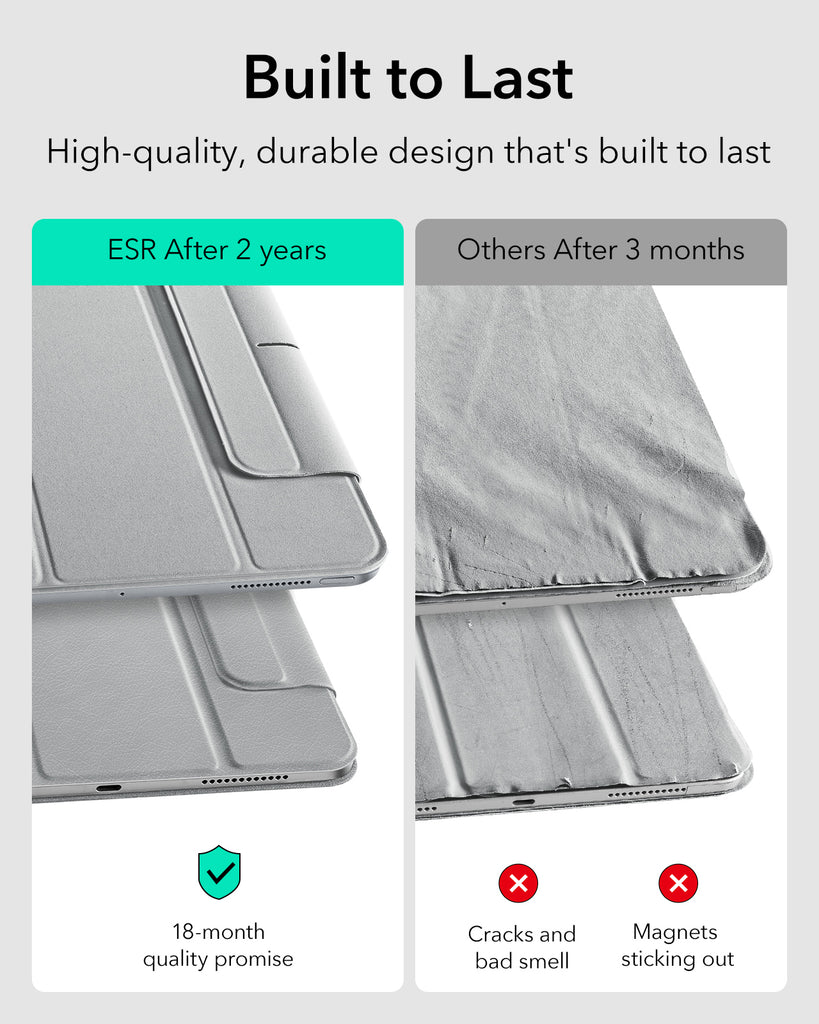ESR Rebound Magnetic Case, Compatible with iPad Pro 11 & 13 ESR Rebound Magnetic Case, Compatible with iPad Pro 11 & 13
